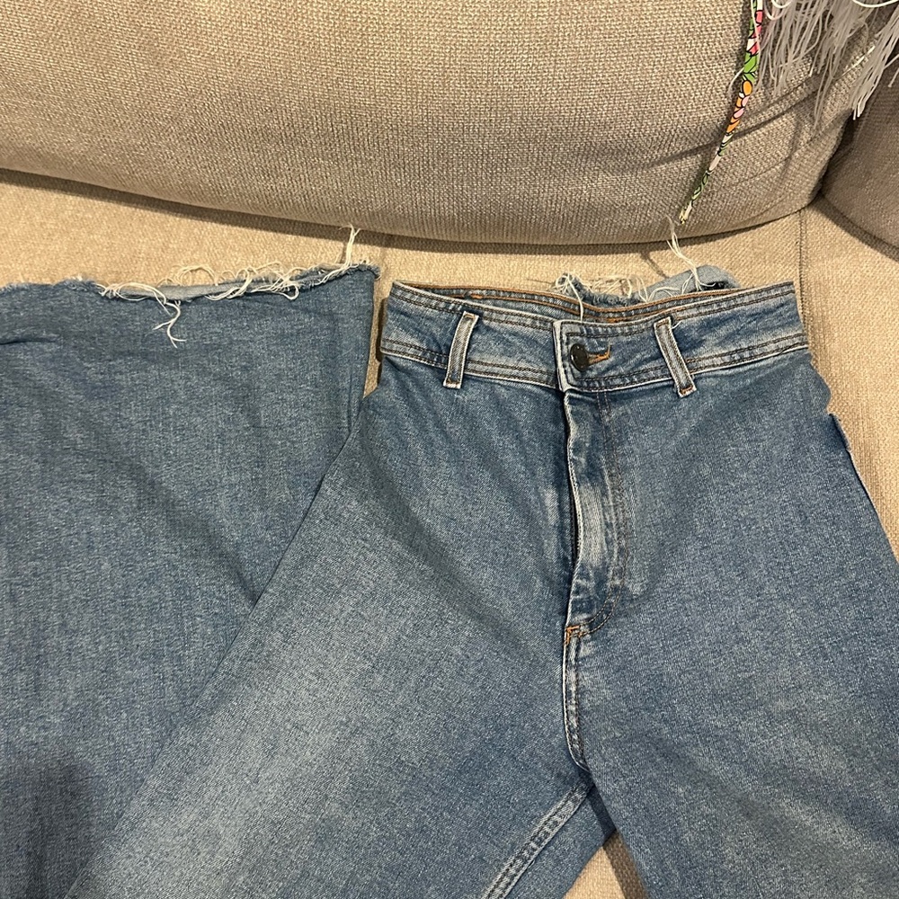Zara Women's Straight Blue Jeans